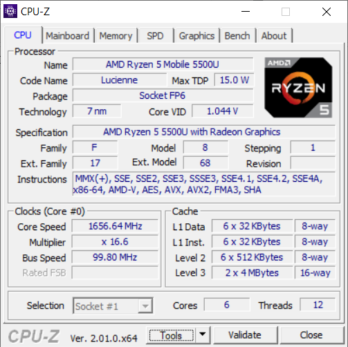 AMD Ryzen 5 5500U по данным CPU-Z cpu_z-CPU.png